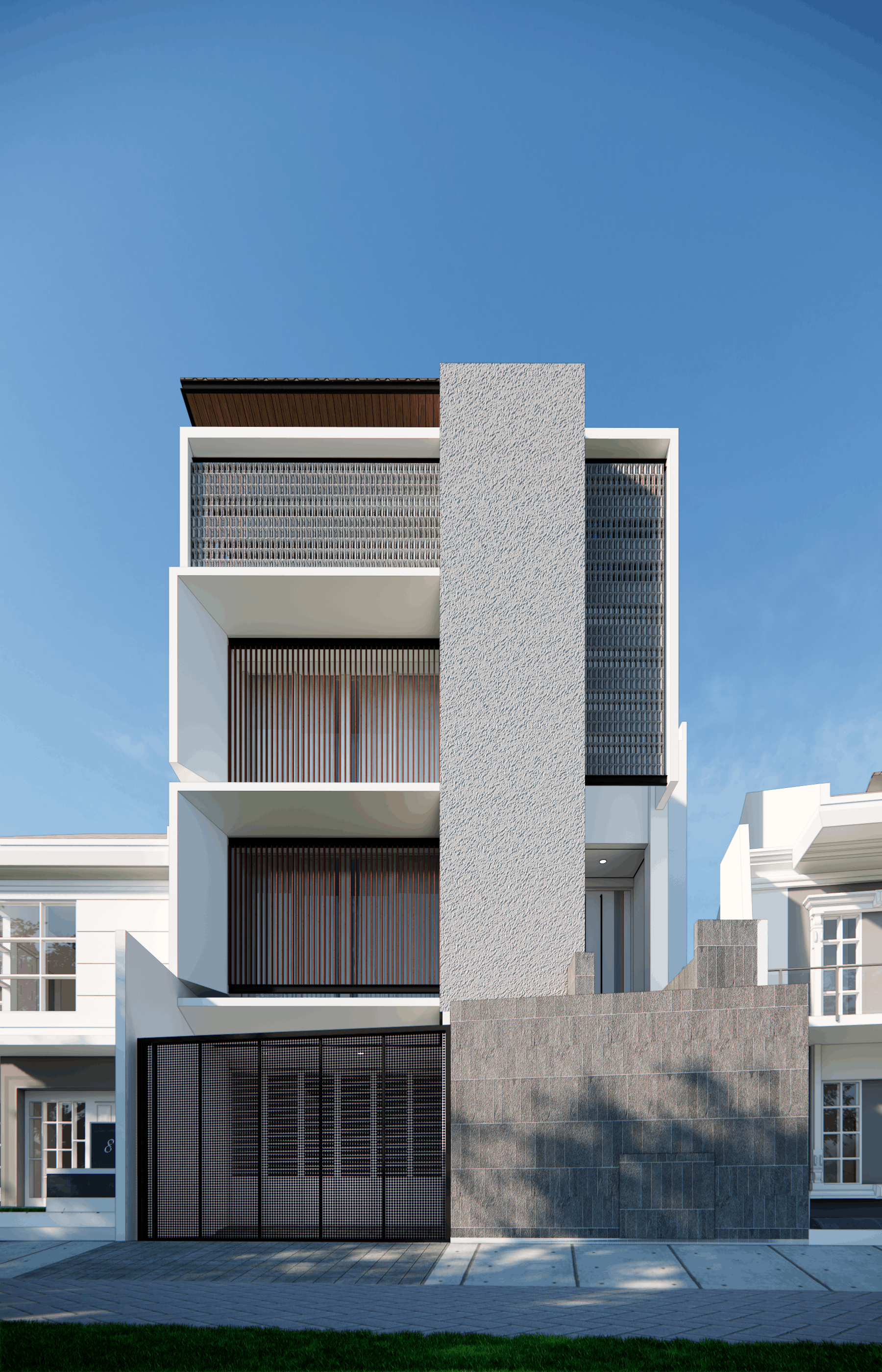 Rumah Pak Marsal II - Facade detail
