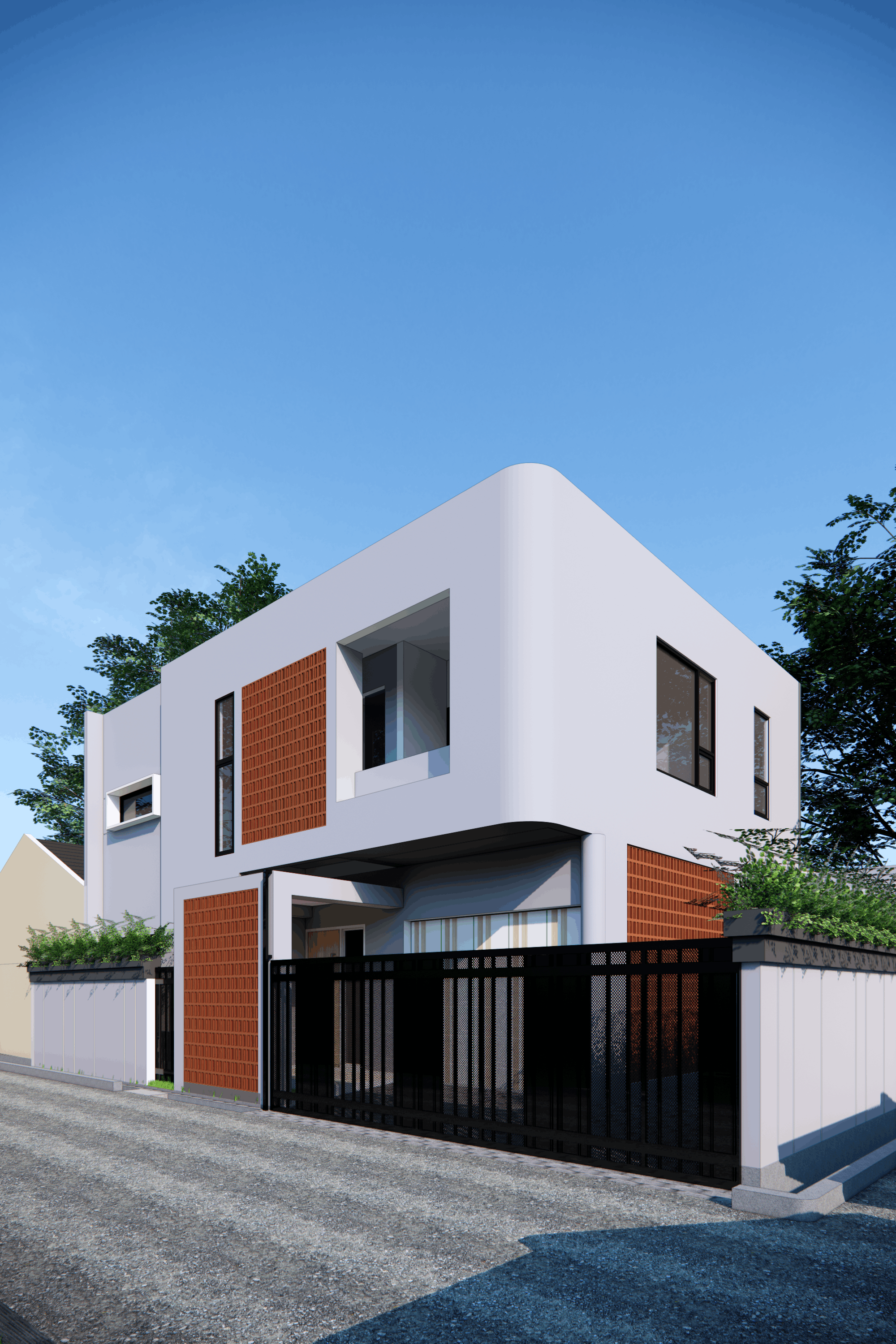 Rumah Pak Slamet - Sculptural facade